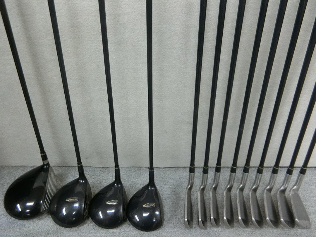 b672 初心者歓迎 ダンロップ等メンズゴルフ14本セット※Dr2本入り