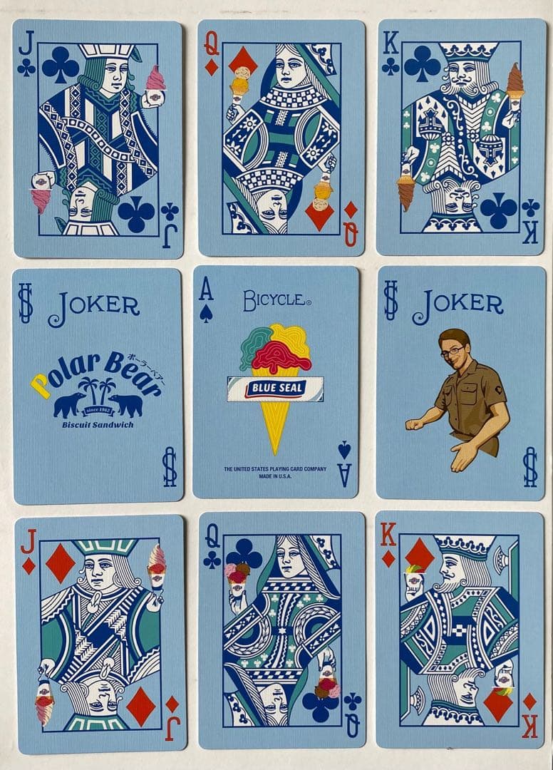 Bicycle Blue Seal トランプ 沖縄アイスクリーム バイシクル - メルカリ