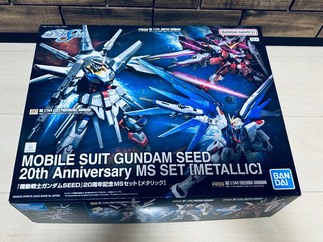 機動戦士 ガンダム SEED 20周年記念 MSセット [メタリック]3体セット 限定ガンプラ「『機動戦士ガンダムSEED』20周年記念MSセット