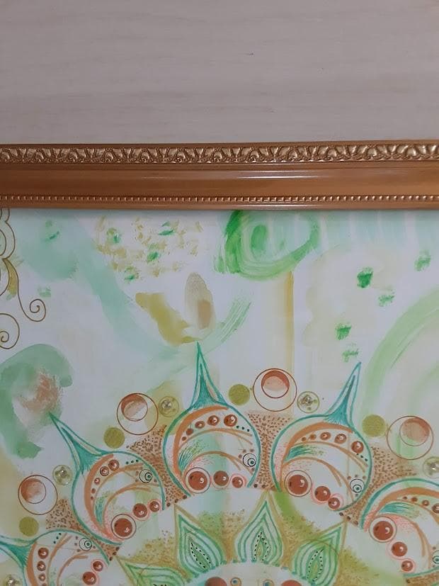 五十嵐由家曼荼羅画440 「幸運を招く光の曼荼羅 」 - メルカリ