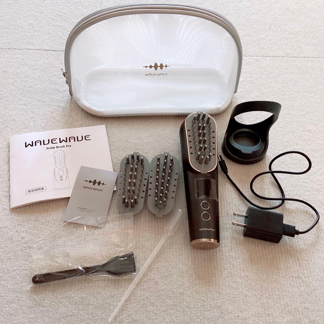 WAVEWAVE スカルプ ブラシ Pro【頭皮ブラシ・美顔器】 楽天市場】【正規販売店】 WAVEWAVE スカルプ ブラシ Pro EMS 電気