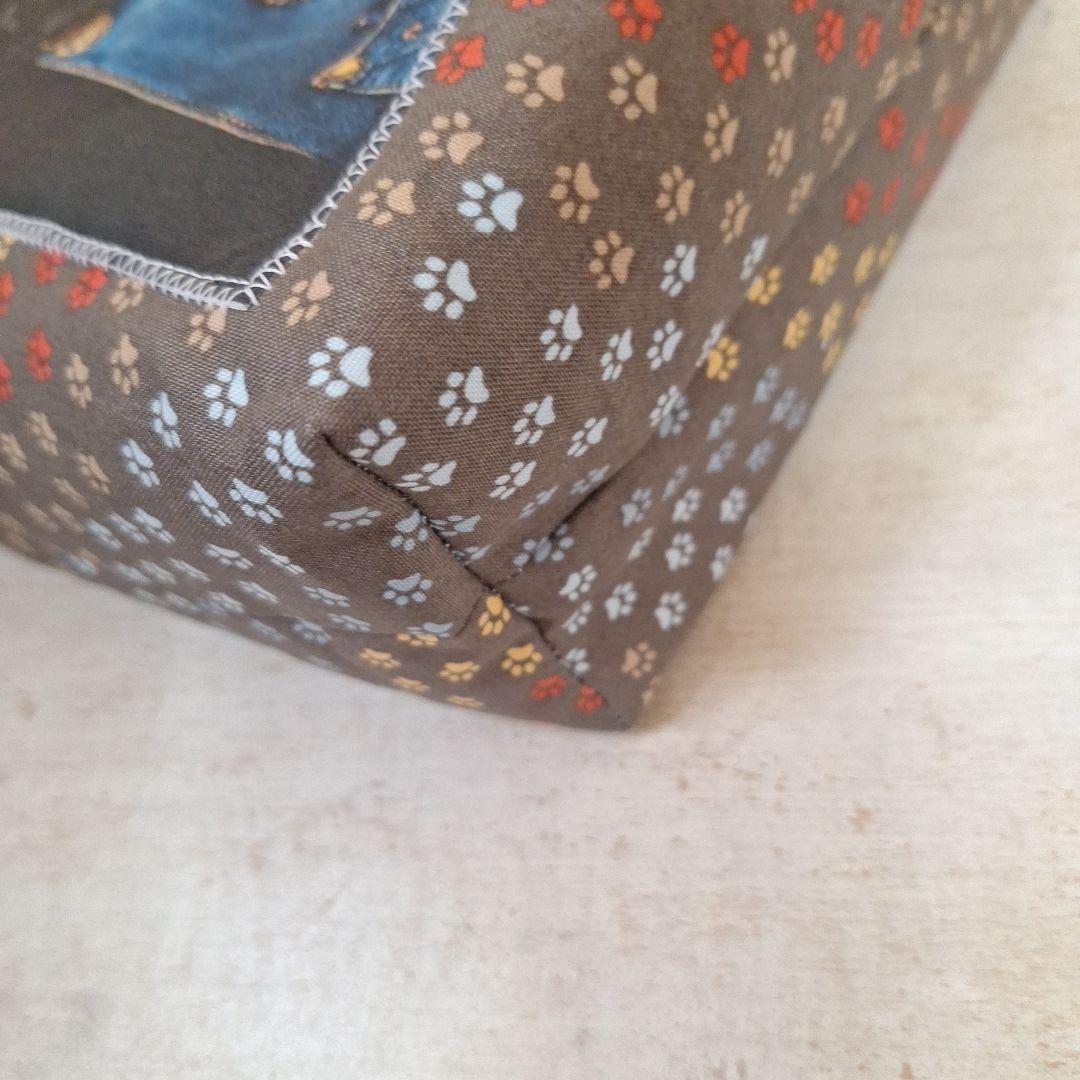 激レアパグパネル生地 ハンドメイド 布バスケット ミニバック まちなし