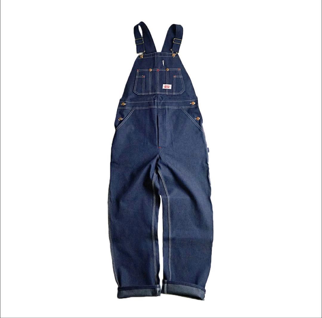 ROUND HOUSE オーバーオール　W34L32 ROUND HOUSE（ラウンドハウス） 裾上げ無料 デニム オーバーオール
