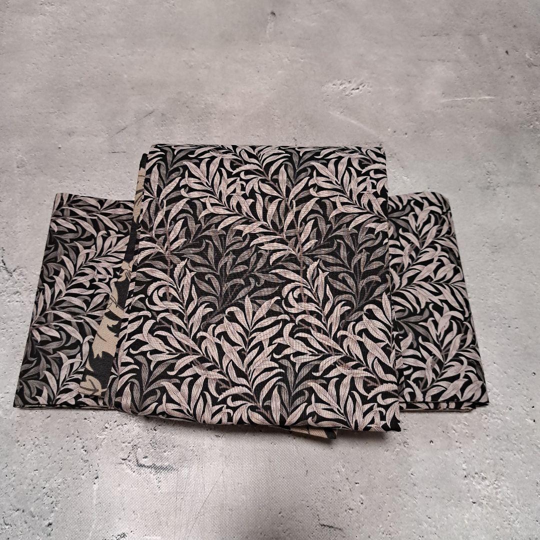 半幅帯 長尺 ウィリアムモリス アネモネ×ウィローボゥ リバーシブル