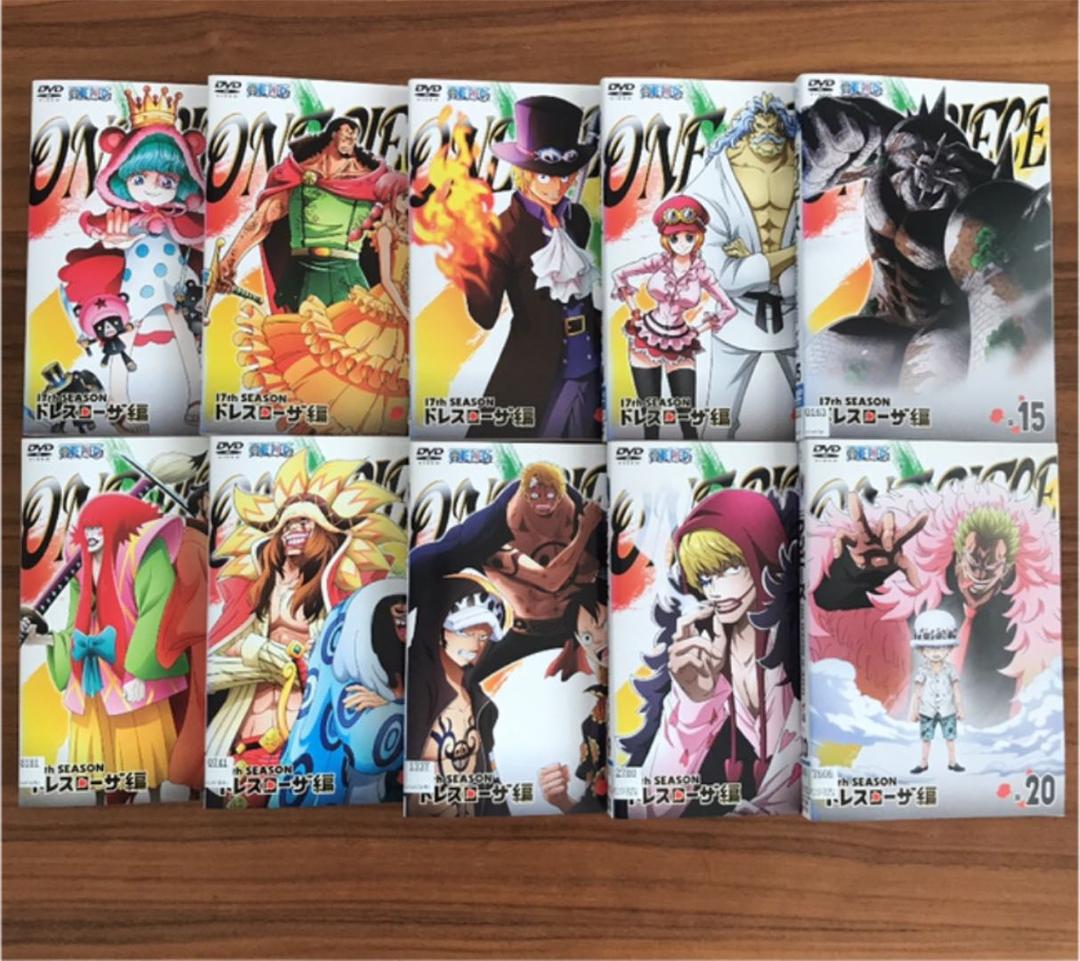 ワンピース～17th ドレスローザ編 全30巻 DVD 全巻セット - メルカリ