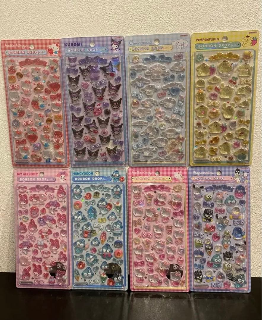 正規品‼️サンリオ　ボンボンドロップシール　第二弾　全８種　セット サンリオ第二弾 8種セット ボンボンドロップシール 正規品 - メルカリ