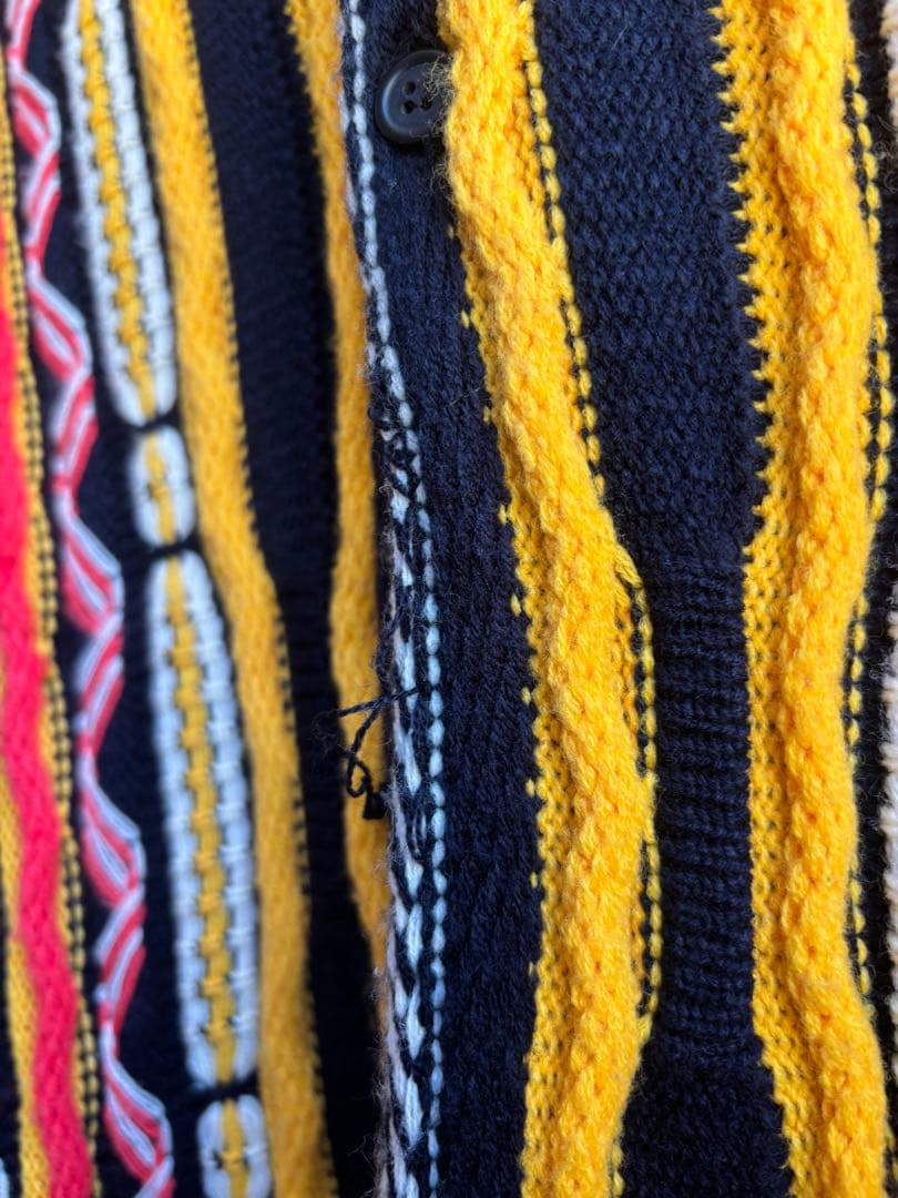 90s COOGI 3Dコットンニット 希少 襟付き クージー セーター - メルカリ