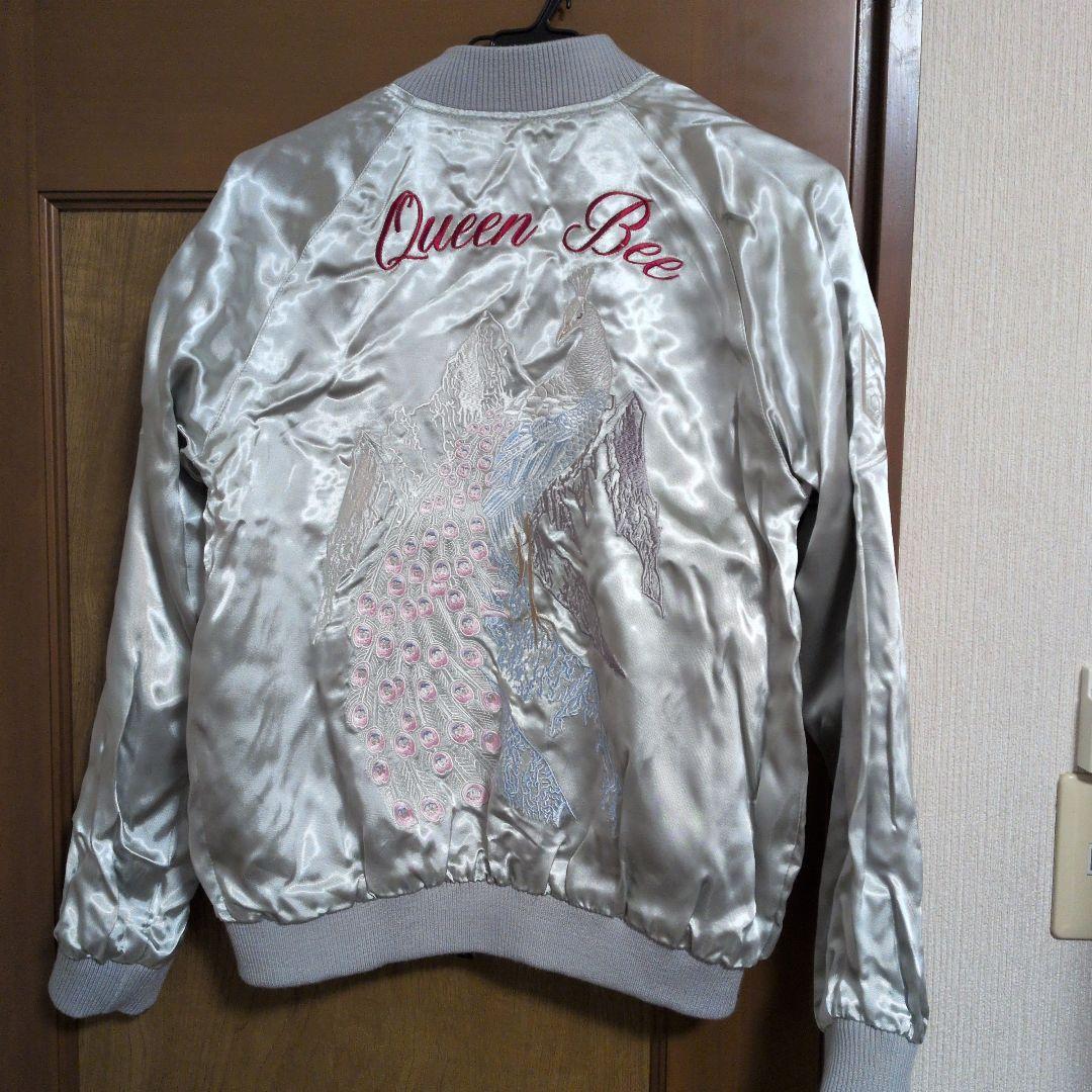 女王蜂 オリジナルスカジャン 「氷山孔雀」Mサイズ