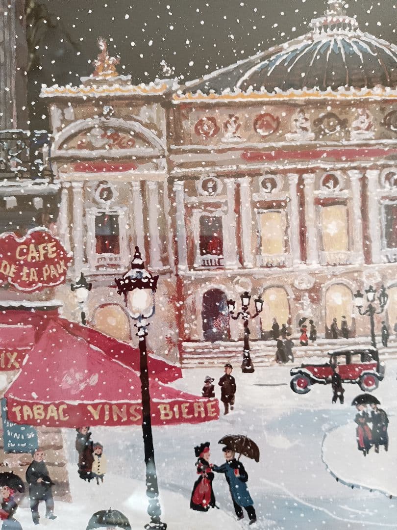 ミッシェルドラクロワ オペラ座の雪の夕暮れ - メルカリ