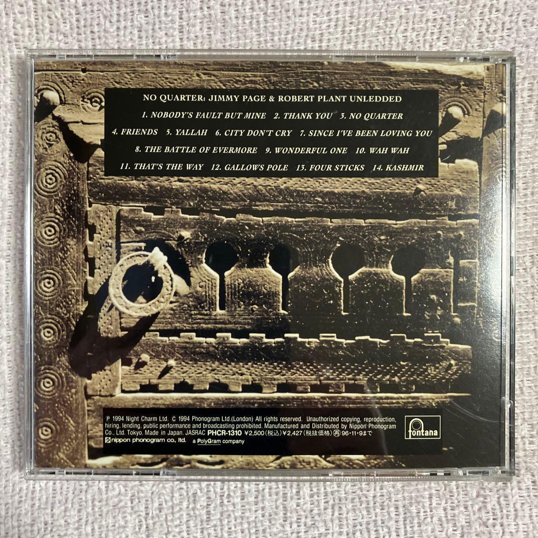 見本盤 ジミー・ペイジ&ロバート・プラント/ノー・クォーター - メルカリ