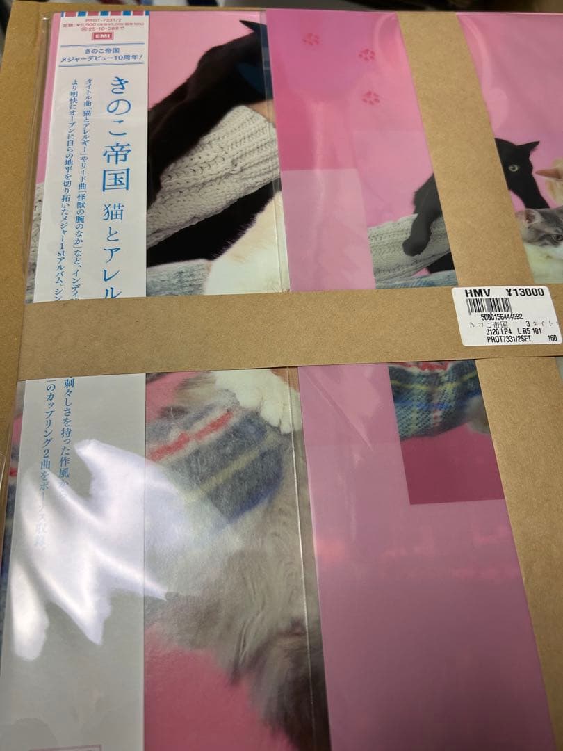 きのこ帝国 レコード 3点セット 猫とアレルギー タイムラプス 愛のゆくえ