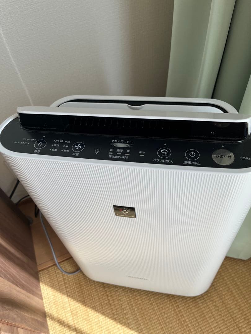 SHARP 加湿空気清浄機 KC-R50-W - メルカリ
