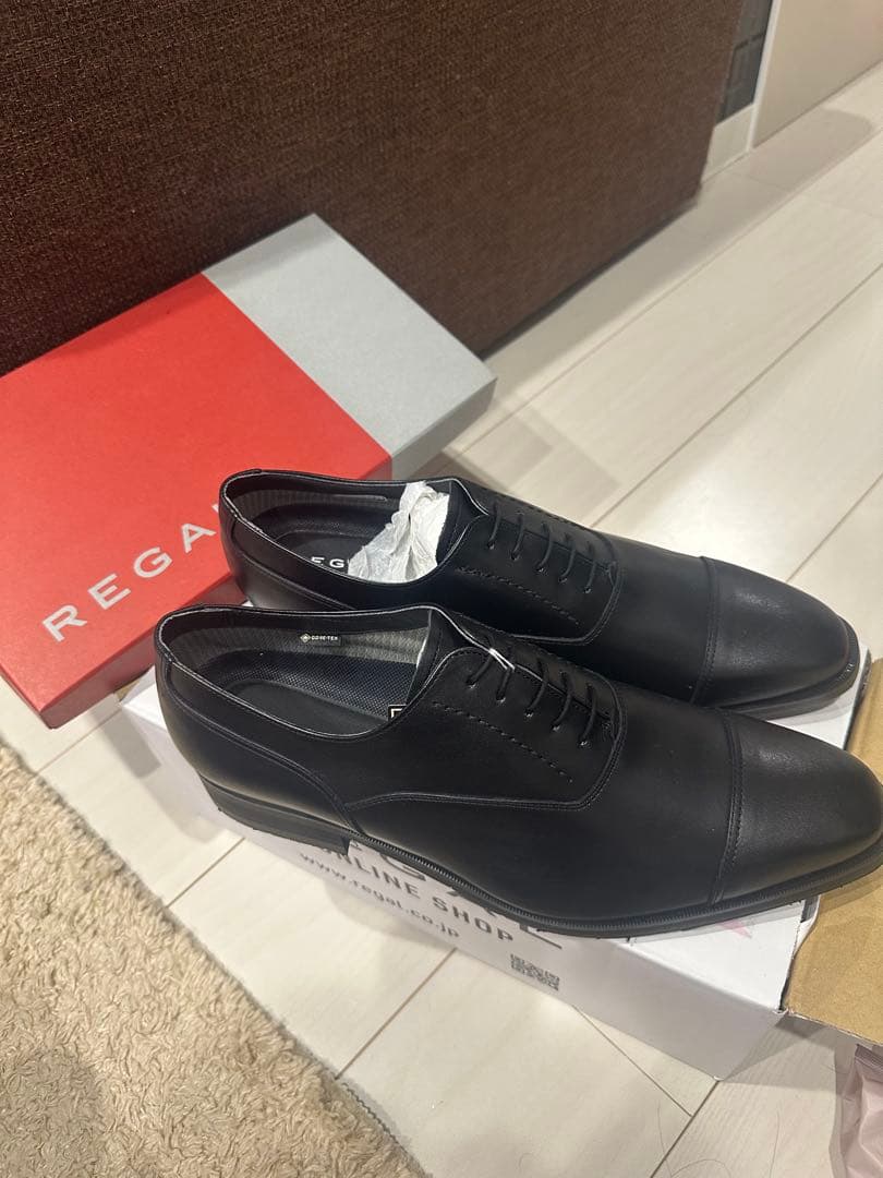 REGAL 35HR ゴアテックス　27.5 EEE REGAL（リーガル） ストレートチップ 35HR ブラック GORE-TEX