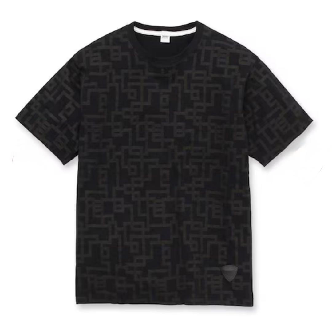 布袋寅泰 TAKEO KIKUCHI 総G柄プリントTシャツ S / ブラック TAKEO KIKUCHI（タケオキクチ）の「【Sサイズ～】布袋寅泰氏 総G柄