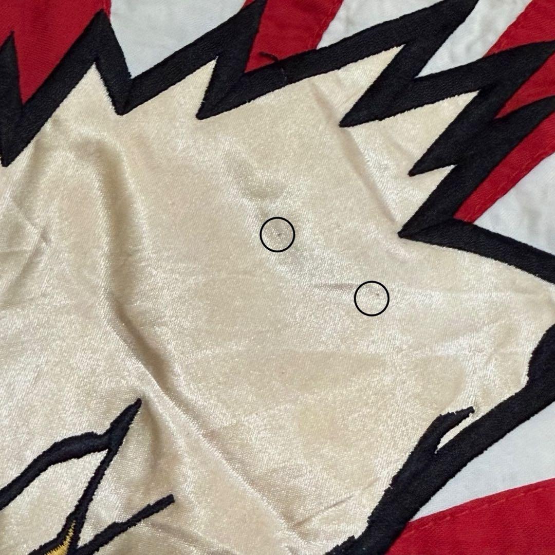 希少 90s USA オリンピック ナイロンジャケット イーグル刺繍 S35b