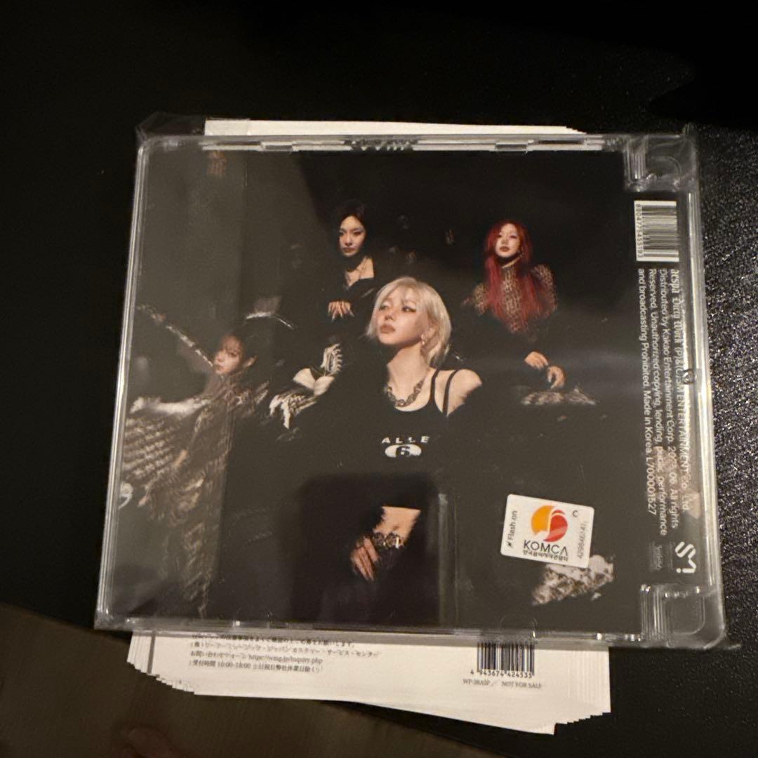 aespa Dirty Work 直筆サイン - メルカリ