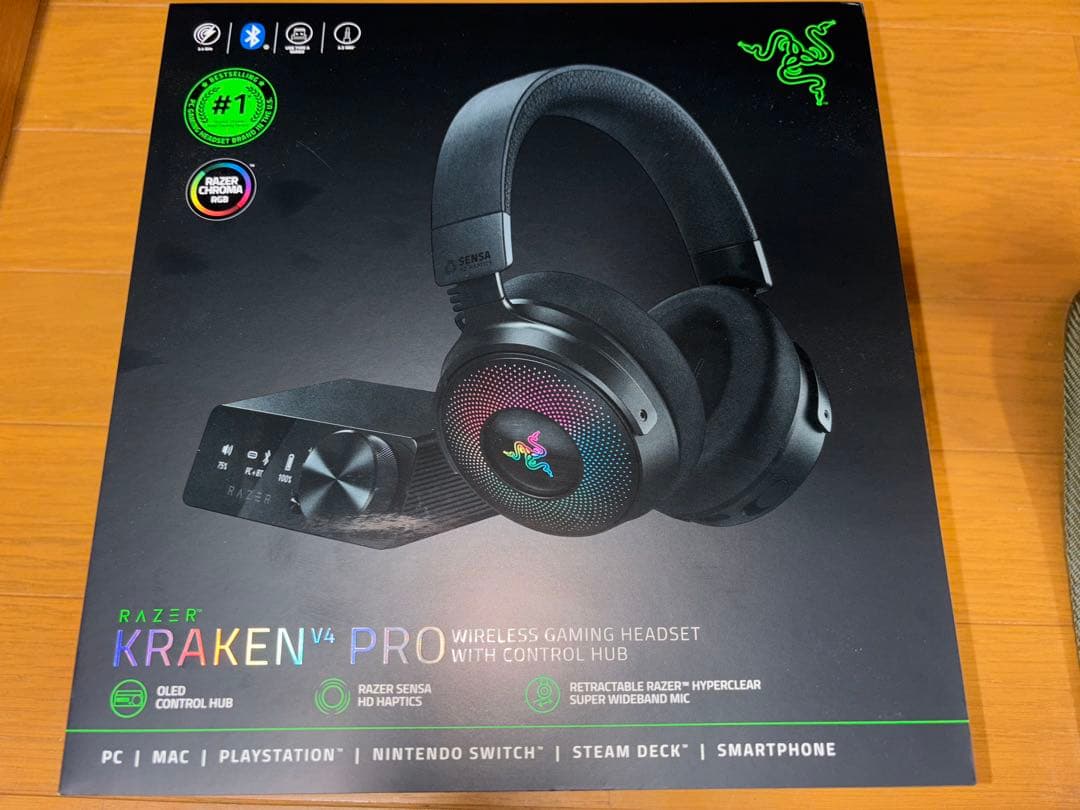 Razer KRAKEN V4 PRO ゲーミングヘッドセット ゲーミングヘッドセット Kraken V4 Pro RZ04-05160100-R3M1