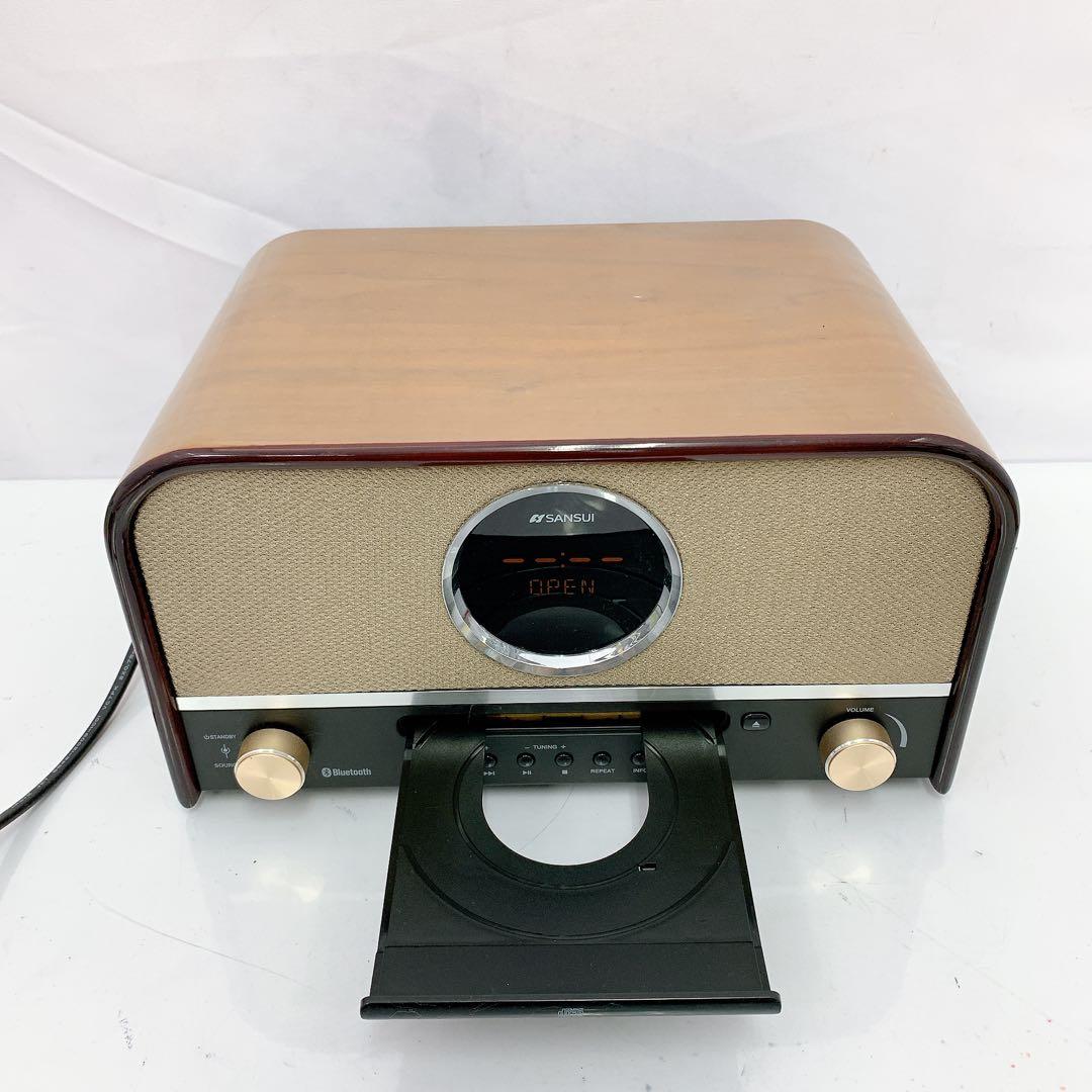 9SAM40 SANSUI SMS-800BT CDステレオシステム SANSUI、和紙スピーカー搭載のCDオーディオ「SMS-800BT」 - 価格.com