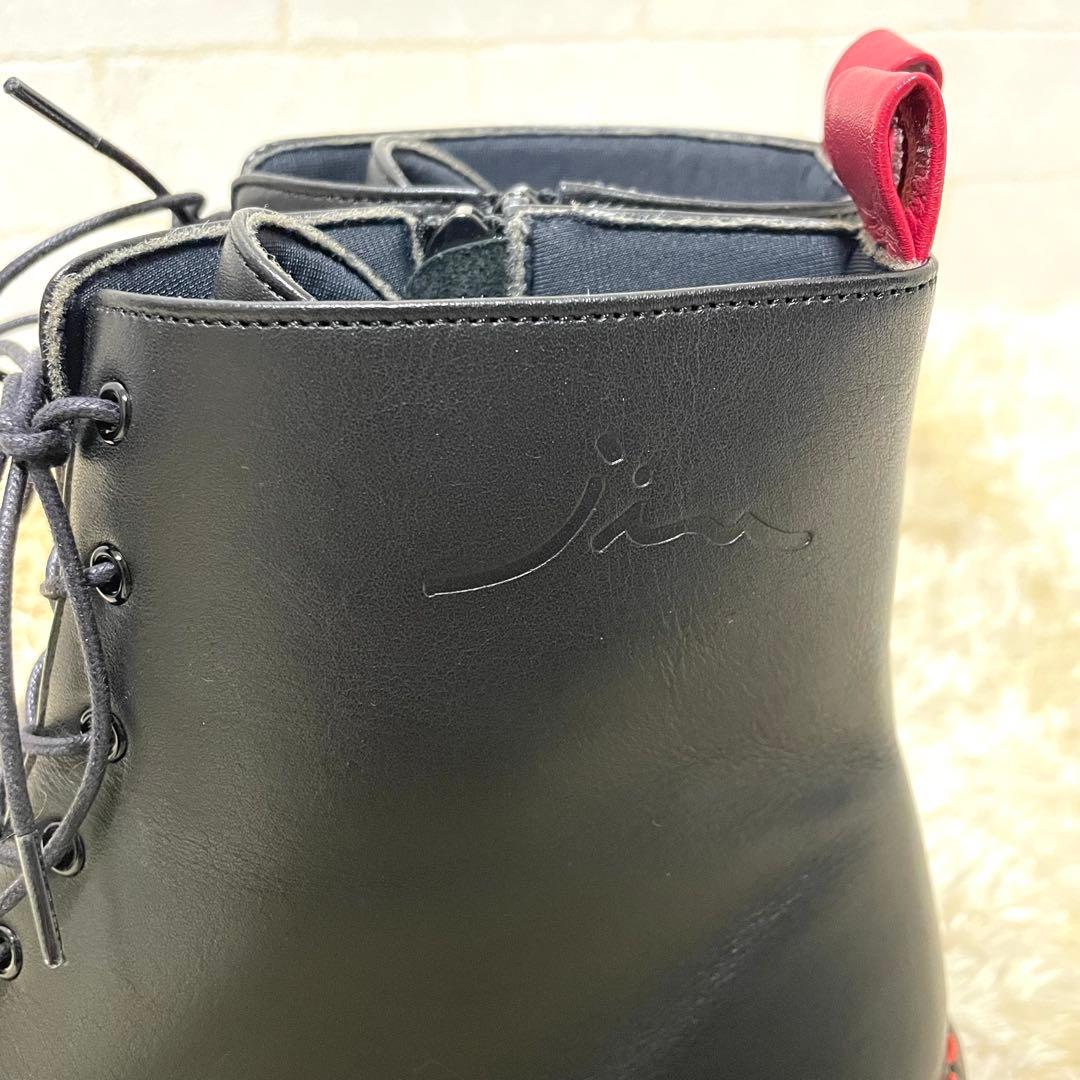 センソユニコ 慈雨 ブーツ 厚底 本革 サイドジップ 日本製 22.5cm