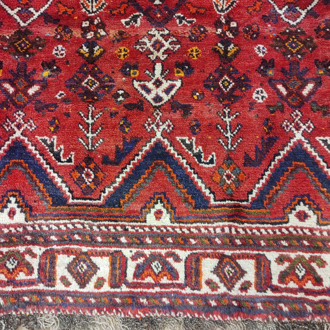 ペルシャ絨毯 シ－ラーズ産 245x170 クリーニング済 shiraz