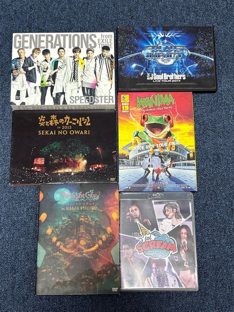 ライブDVDセット販売 MV 音楽DVD 限定価格 6枚セット 入手困難 限定