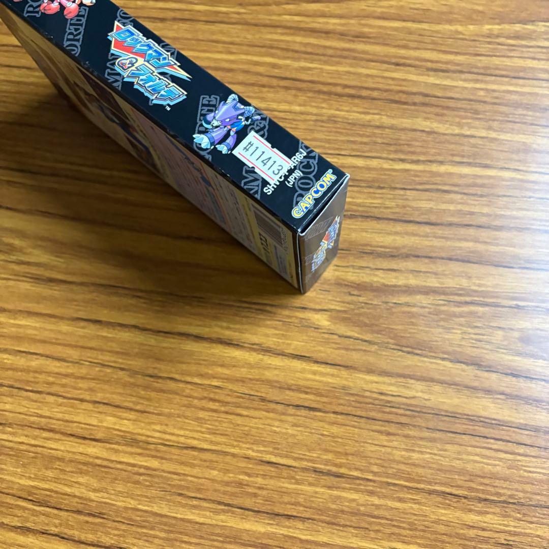 ロックマン&フォルテ SFC スーパーファミコン 箱 説明書 ハガキ 完品
