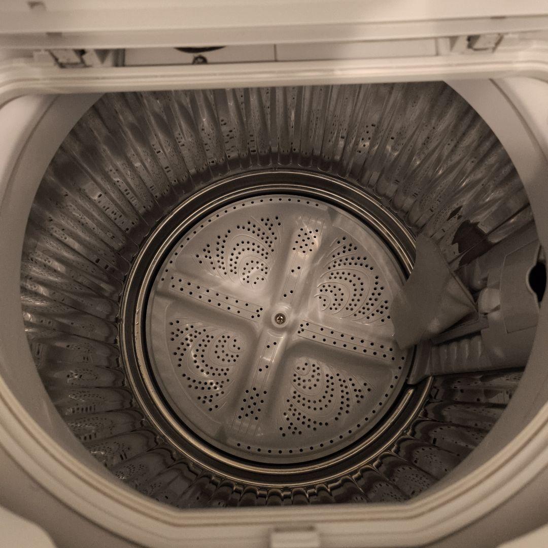 【送料込】SHARP 縦型洗濯機 ES-T5E4-KW 5.5kg