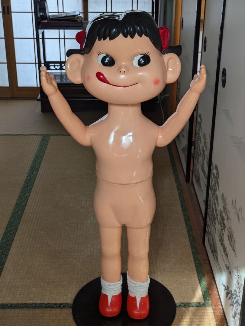 もんちゃん専用 ホッペ赤店頭ペコちゃん 等身大ペコちゃん 店頭用ペコ