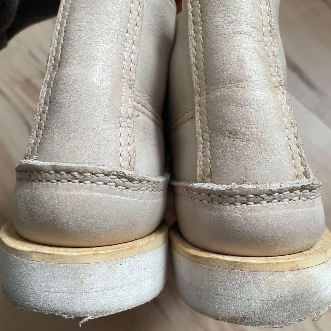 ラッセルモカシン ベージュ ハイカットモカシン - メルカリ