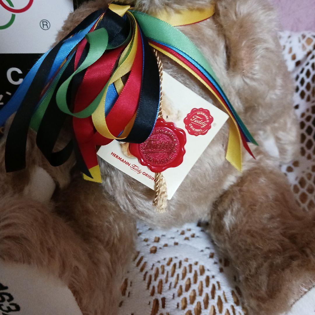 極美品限定品赤ハ－マン アテネオリンピックべア - メルカリ