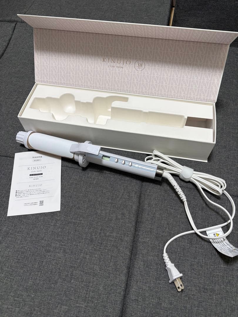 即*ま様 絹女　KINUJO 38mm カールヘアアイロン 絹⼥〜KINUJO〜CURL IRON(カールアイロン) 38mm | rAd Online Shop