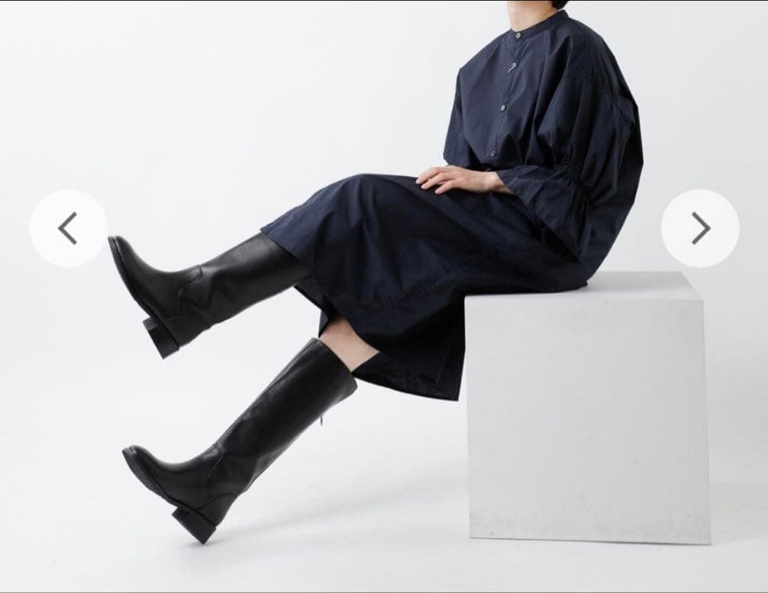 新品 REMME レメ ロングブーツ 37 黒 ブラック バックジップ - メルカリ