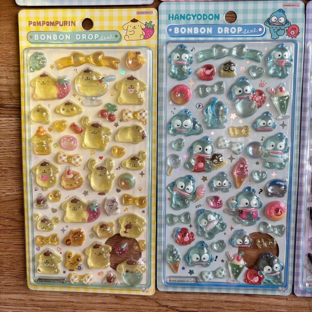 ボンボンドロップシール 正規品 サンリオ第二弾 8枚 コンプリート
