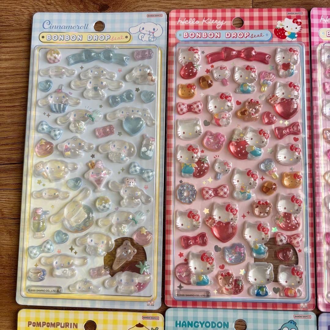 ボンボンドロップシール 正規品 サンリオ第二弾 8枚 コンプリート