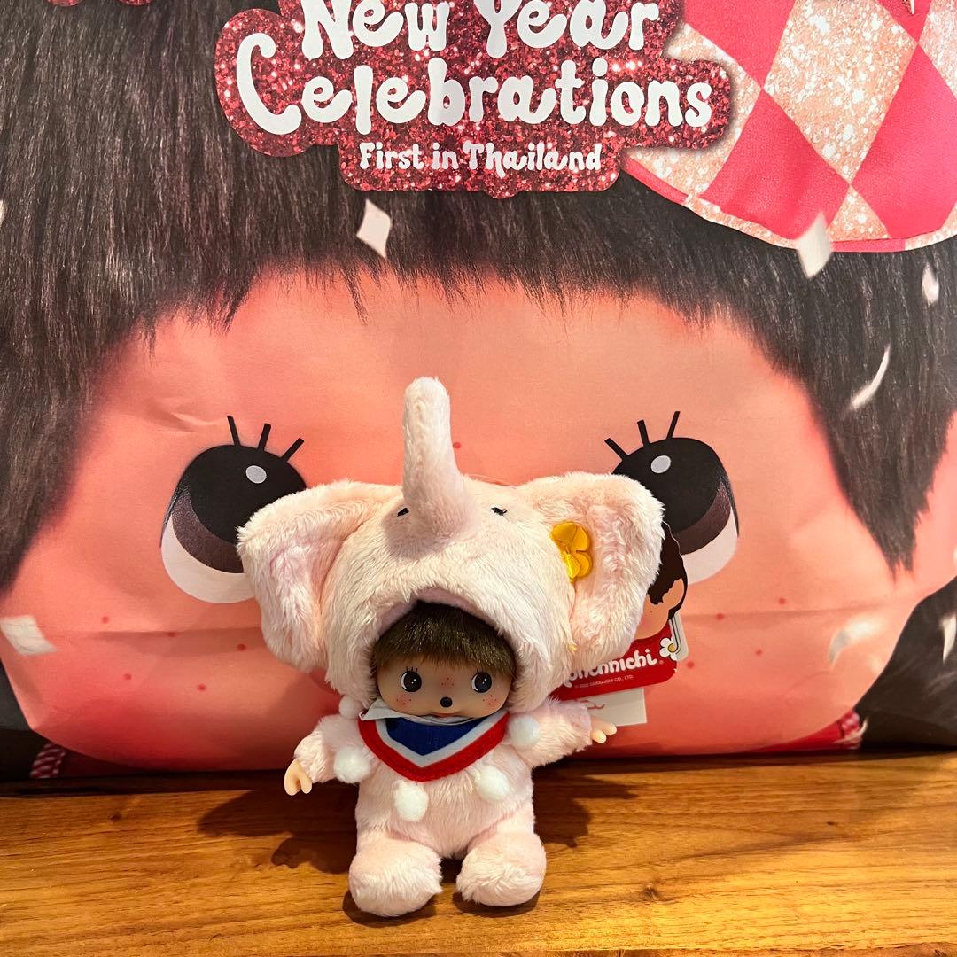 モンチッチ タイ限定 ベビチッチ ゾウ ピンク - メルカリ