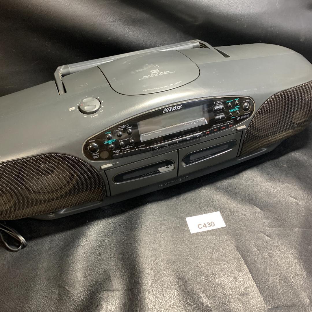 Victor CDラジカセ RC-X770 動作OK - メルカリ