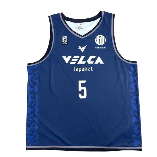 長崎ヴェルカ レプリカ バスケット ユニフォーム 5 マットボンズ 2XLサイズ