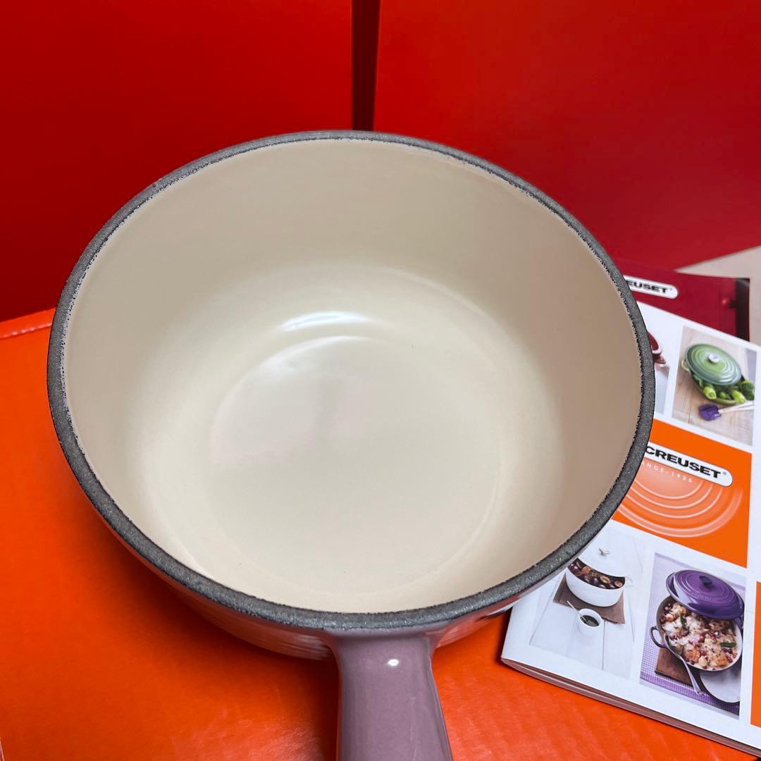 ルクルーゼ ソースパン 16cm モーヴピンク (カッパーツマミ) - メルカリ