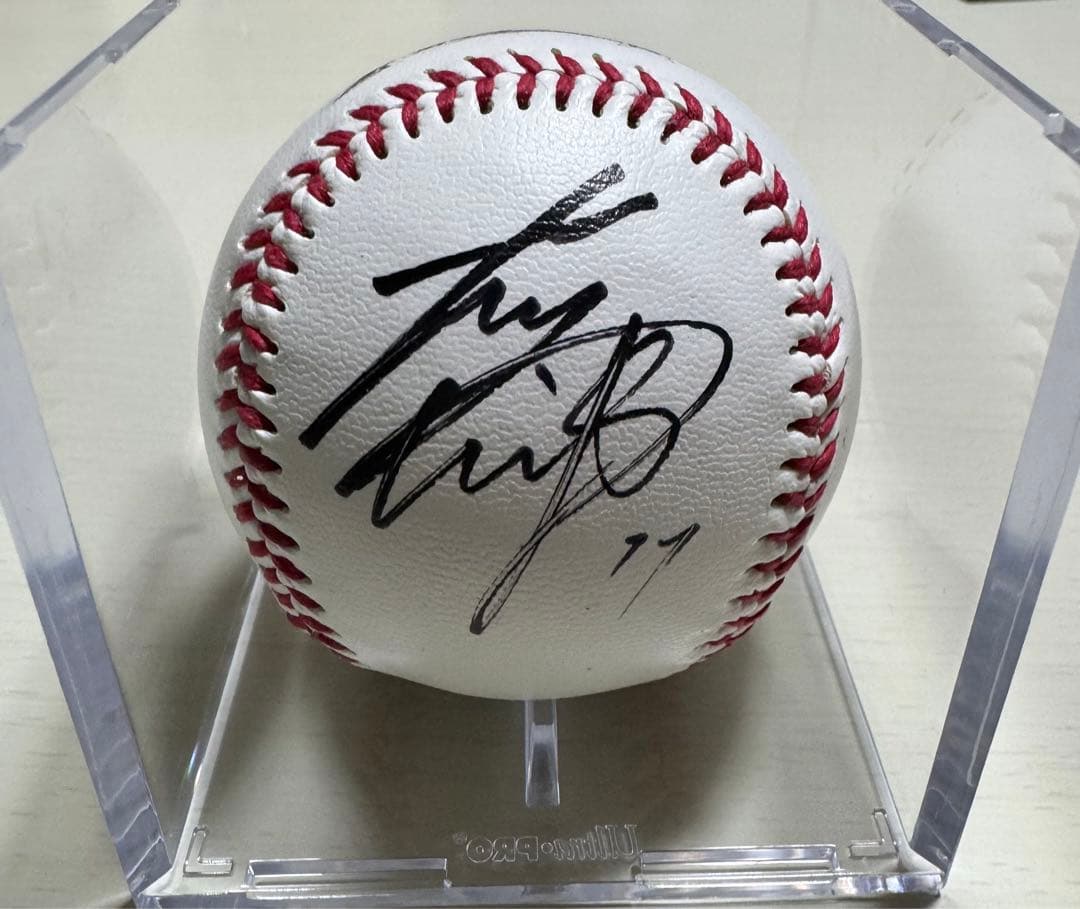 大谷翔平 証明書付き直筆サインボール 球団公式ロゴボール - メルカリ