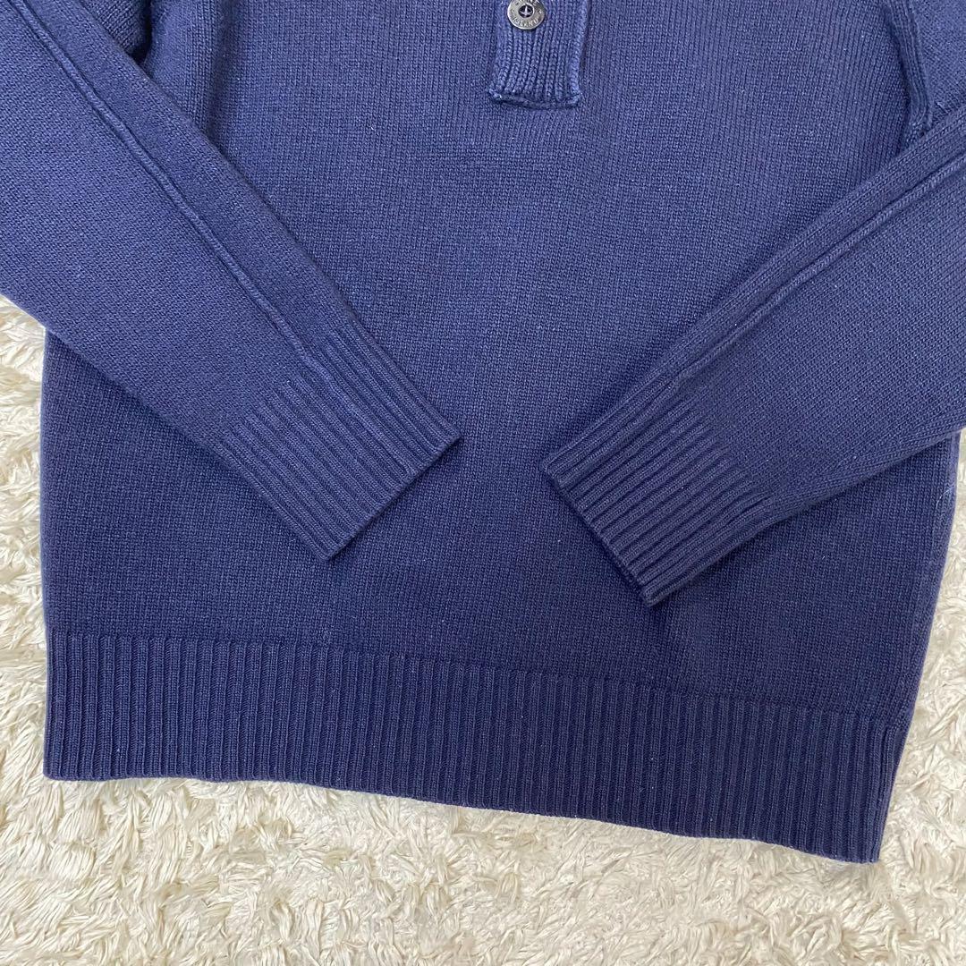ストーンアイランド ハーフボタンニット セーター ネイビー M - メルカリ