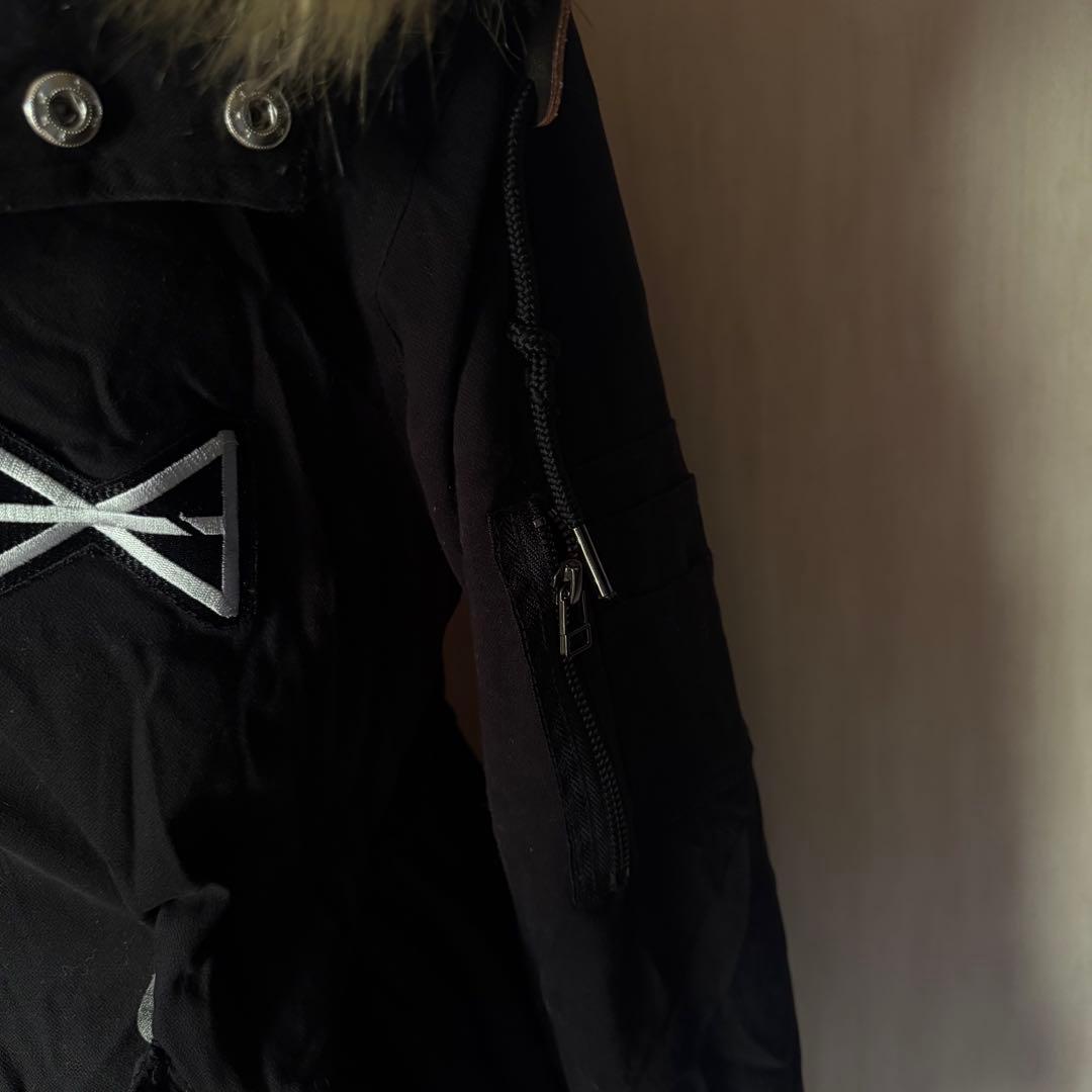 y2k 00s archive ギミック モッズコート 平成ギャル グランジ 黒