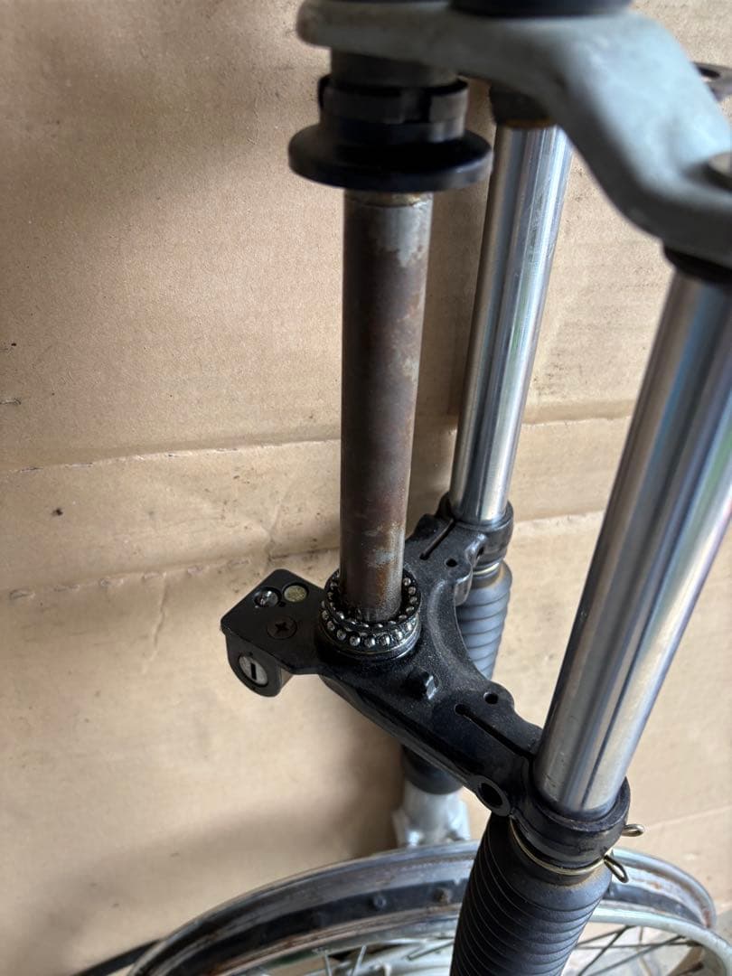 cd90フロントフォーク スーパーカブテレスコ化に カブ70? テレスコcd90