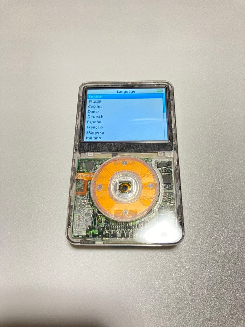 iPod classic 第5世代 HDD30GBから256GBにスケルトン - メルカリ