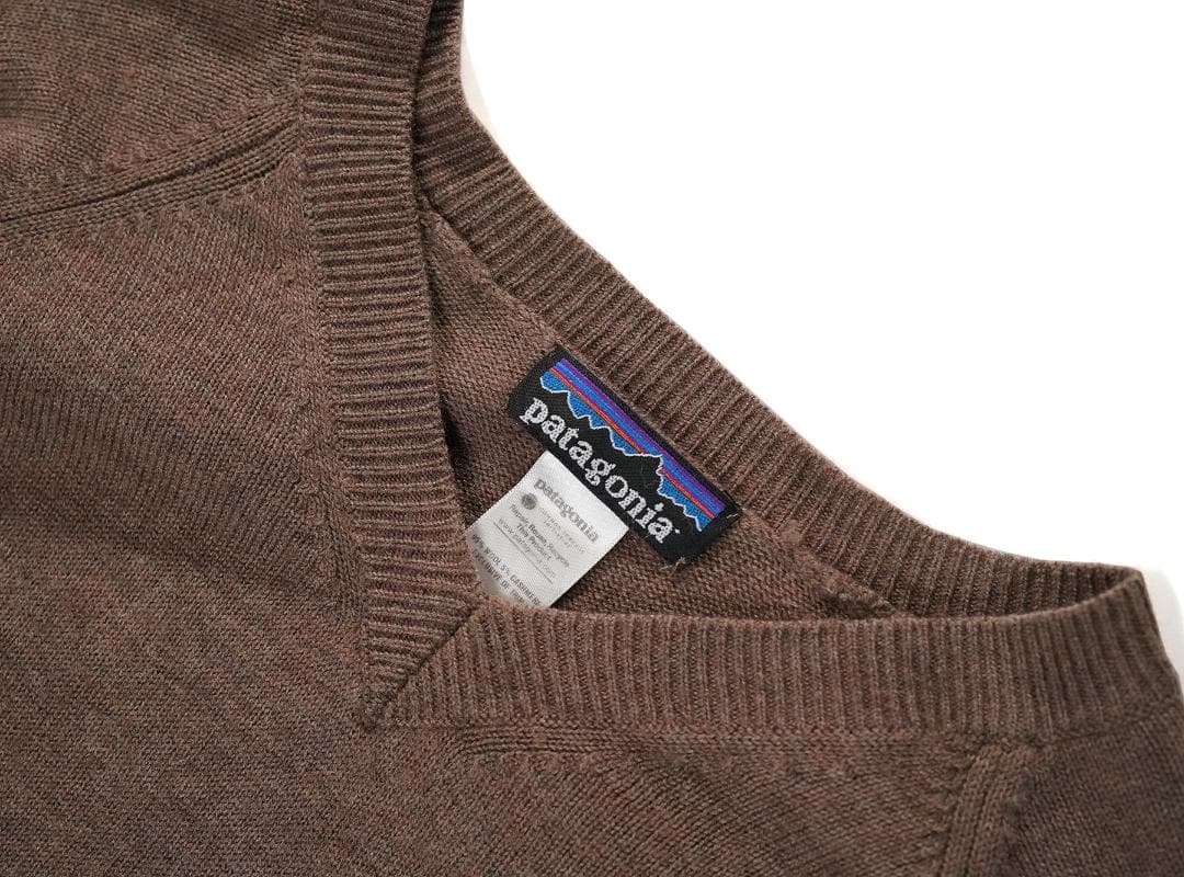 11AW Patagonia カシミヤ混 ウール Vネック ニット セーター L - メルカリ