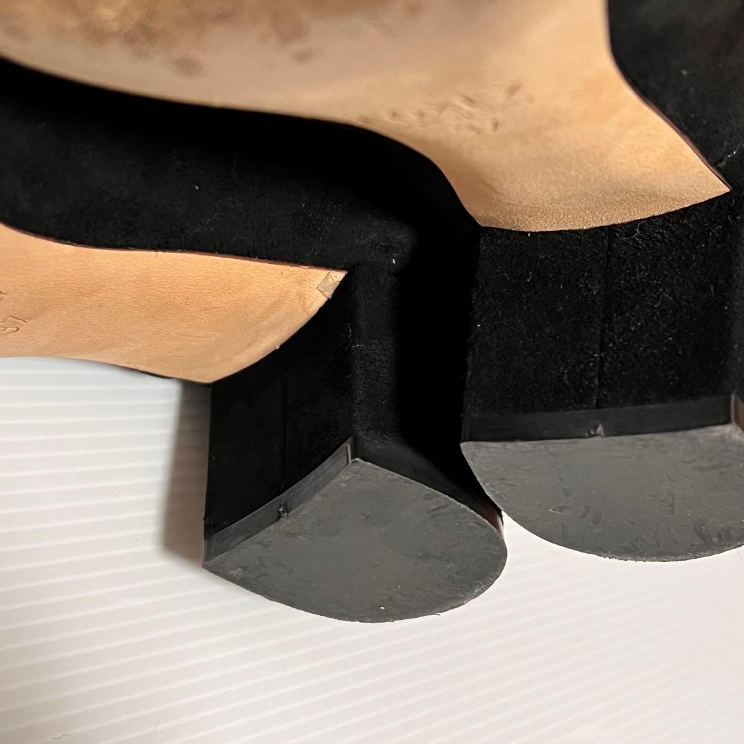 美品】フォクシー FOXEY スエードロングブーツ ニーハイブーツ37 - 靴