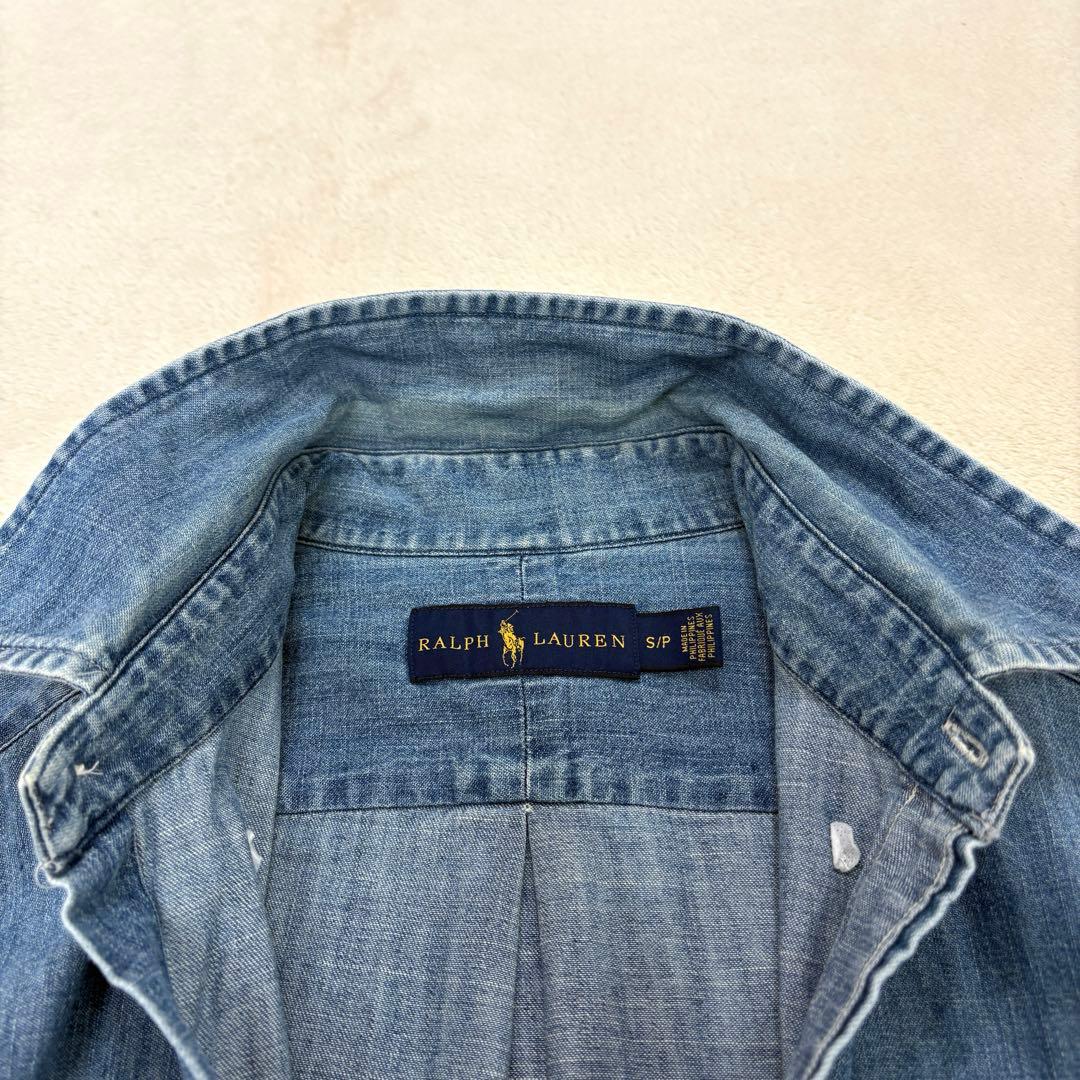 即完売✳︎ラルフローレン現行ダンガリーシャツマルチポニーデニム