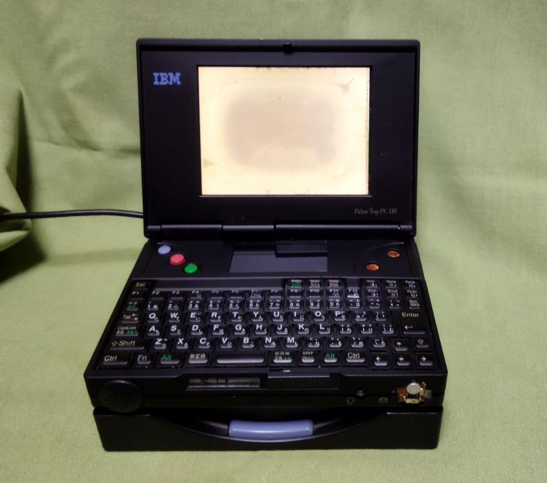 JUNK IBM palmtop PC110 ウルトラマンPC ポトリ付き Yahoo!オークション - IBM PalmTOP PC110 ウルトラマンPC ケース付き[