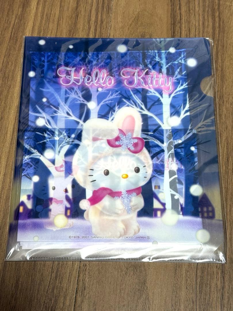 2001年 ハローキティ雪うさぎ レターセット サンリオ 平成レトロ