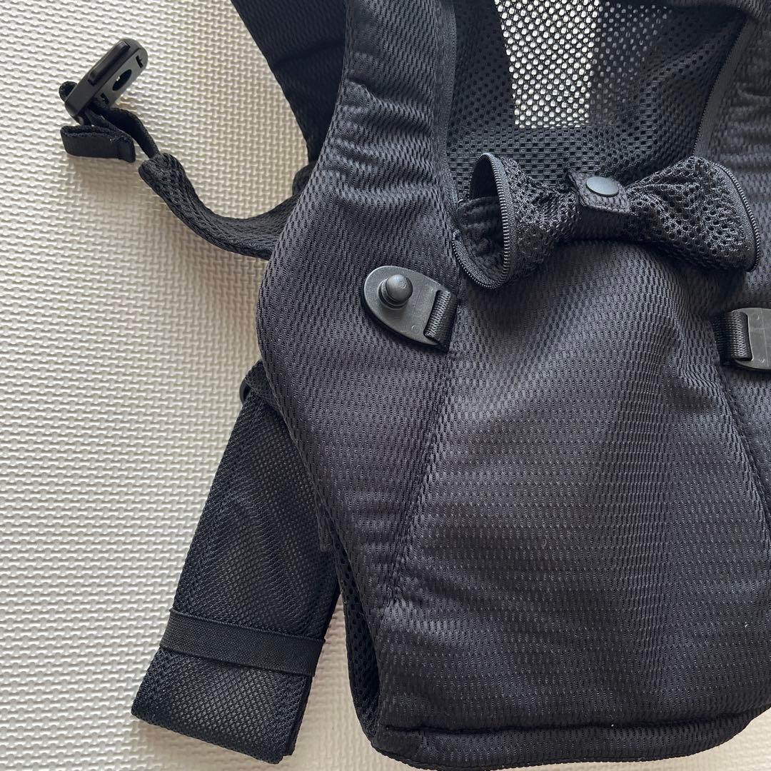 極美品]最終お値下ミキハウス ファーストベビーキャリア 黒 BOX 保証