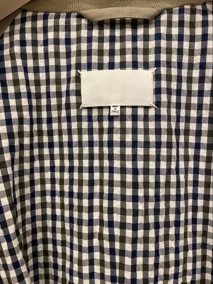 メゾンマルジェラ24SS S67AM0075ビートルバックルジャケットブルゾン